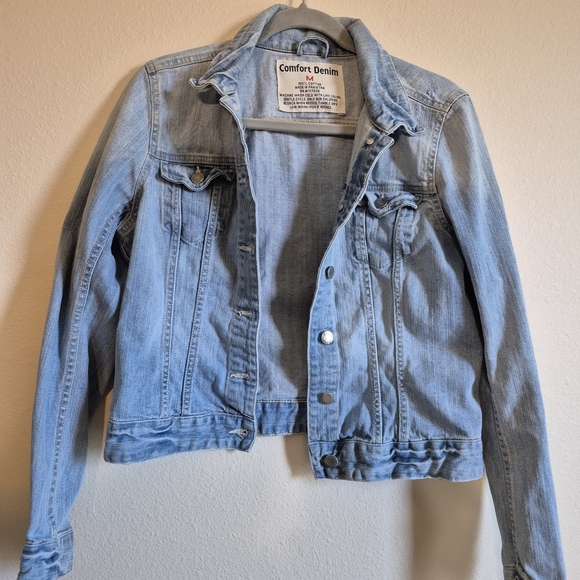 Women's Light Blue Jean Jacket - Picture 1 of 4